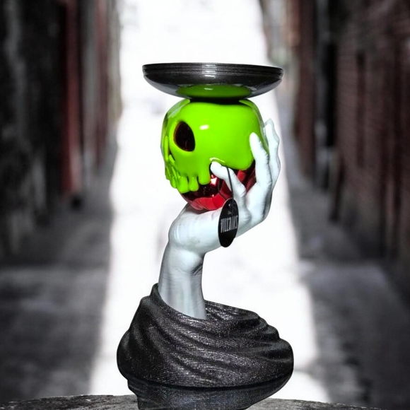 New Bath & Body Works Disney Evil Queen Candle Holder Poisoned Apple Snow White - Picture 3 of 11